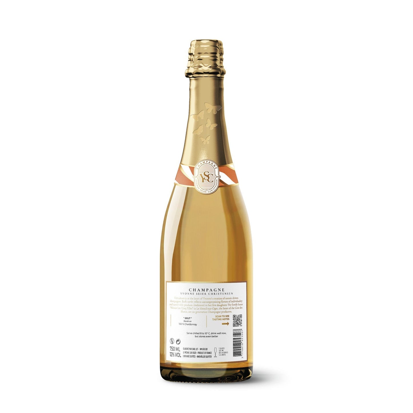 Les Cinq Filles | Blanc de Blancs | Reserve | Brut - Back